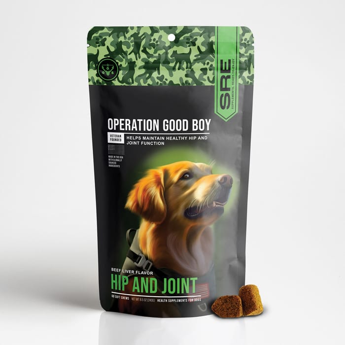 Operation Good Boy- SRE  - HiP & Joint Supplement for Dogs - 60 ct Pouch product detail number 1.0