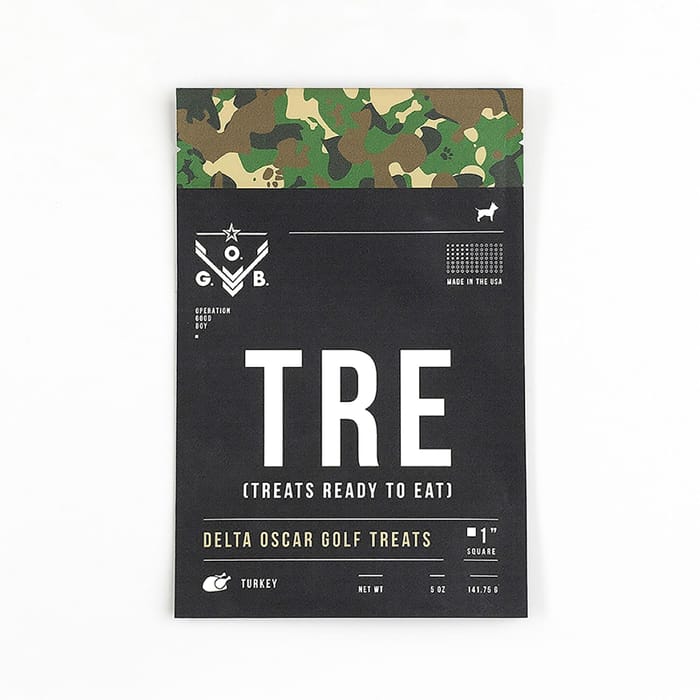 TRE - Delta Oscar Golf Dog Treats - Turkey Squares 1' - 5oz product detail number 1.0