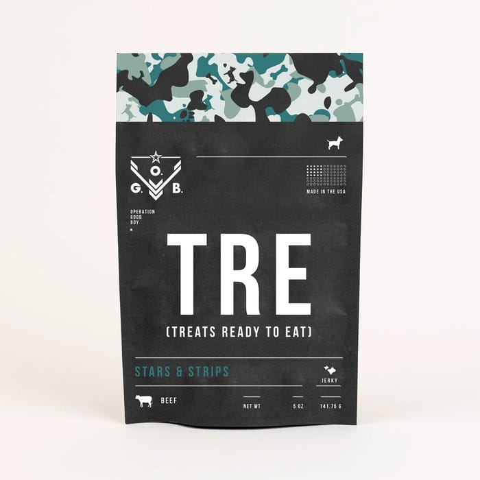 TRE Dog Treats - Stars & Strips - Beef Jerky Strips - 5oz product detail number 1.0