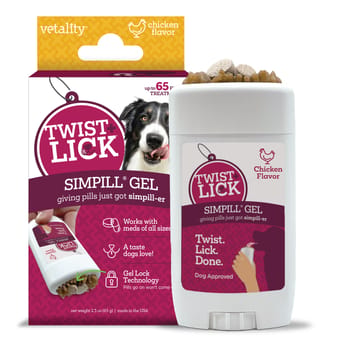 Vetality Twist and Lick SimPill - Chicken Flavor - 2.3 oz-product-tile