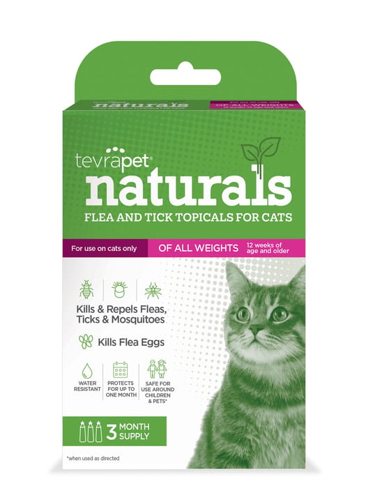 TevraPet Naturals Flea & Tick Topicals for Cats 3ds product detail number 1.0