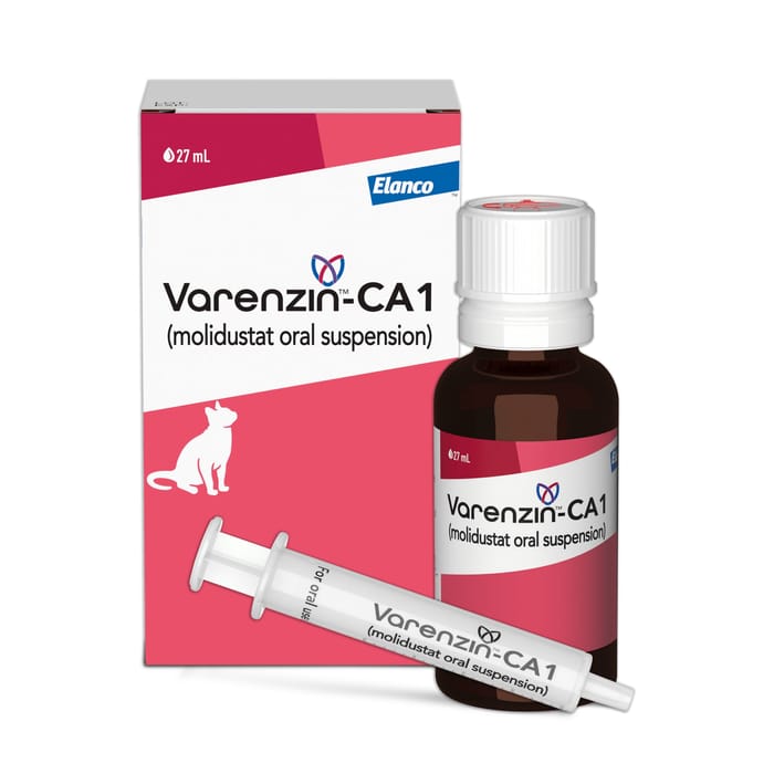 Varenzin-CA1 for Cats Treatment for Anemia Associated With Chronic Kidney Disease Oral Suspension- 25 mg/mL, 27 mL Bottle product detail number 1.0