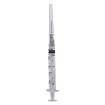 Luer-Lock Syringe with Needle 3 cc/mL 22g x 3/4"-product-tile