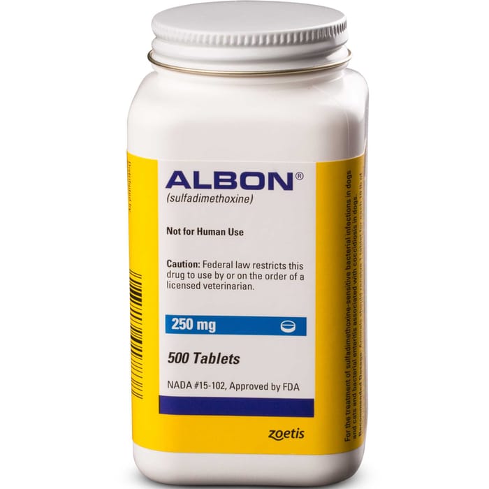 Albon Tablets 250 mg (sold per tablet) product detail number 1.0