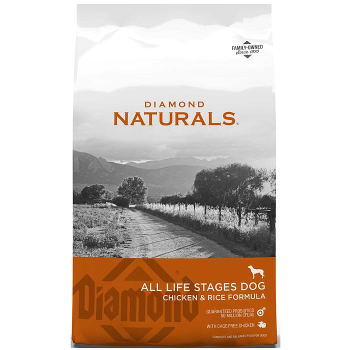 Diamond Naturals All Life Stages Chicken & Rice Formula Dry Dog Food - 40 lb Bag product detail number 1.0