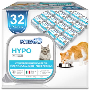 Forza10 Nutraceutic ActiWet Hypo Support Icelandic Fish Recipe Wet Cat Food 3.5 oz Trays - Case of 32-product-tile