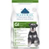 BLUE Natural Veterinary Diet GI Gastrointestinal Support Low Fat Dry Dog Food 6 lbs