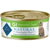 BLUE Natural Veterinary Diet GI Gastrointestinal Support- Canned Cat Food 5.5 oz - Case of 24