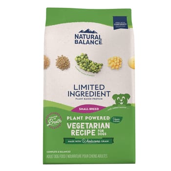 Natural Balance Limited Ingredient Vegetarian Small Breed Recipe with Vegetable Broth Coating  Dry Dog Food 4 lb-product-tile