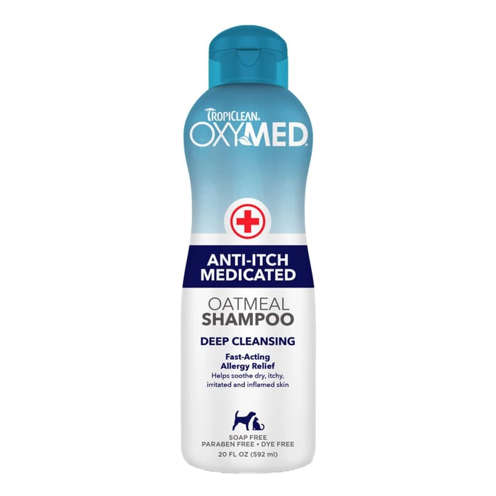 TropiClean Oxymed Anti-Itch Medicated Oatmeal Shampoo 20 oz product detail number 1.0