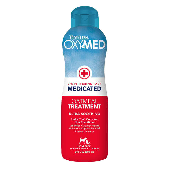 TropiClean Oxymed Hypo-Allergenic Oatmeal Shampoo 20 oz product detail number 1.0
