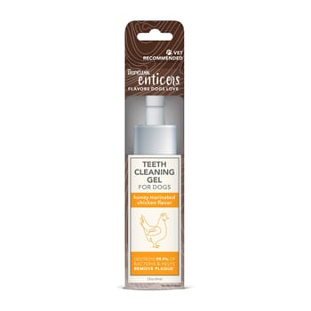 TropiClean Enticers Teeth Cleaning Gel for Dogs Honey/Chicken 2 oz-product-tile
