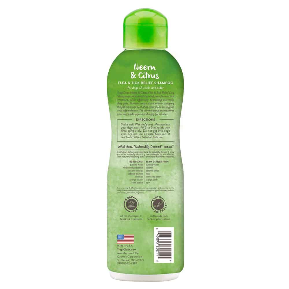 Tropiclean Neem Citrus Shampoo