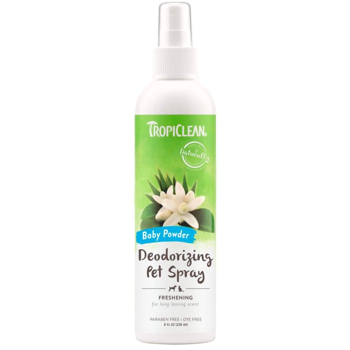 Tropiclean Baby Powder Deodorizing Pet Spray 8oz product detail number 1.0