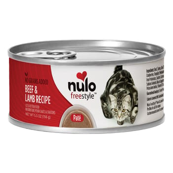 Nulo FreeStyle Beef & Lamb Pate Cat Food 5.5 oz Cans Case of 24-product-tile