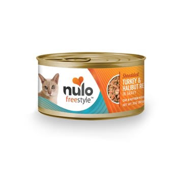 Nulo FreeStyle Shredded Turkey & Halibut in Gravy Cat Food 3oz Cans Case of 24-product-tile