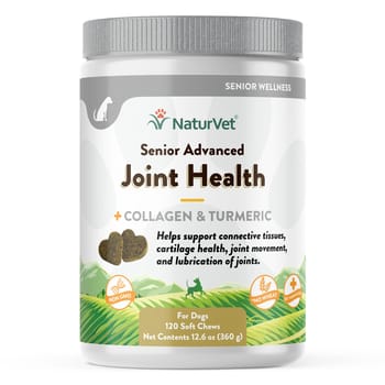 NaturVet Senior Advanced Joint Health Supplement for Dogs Soft Chews 120 ct-product-tile