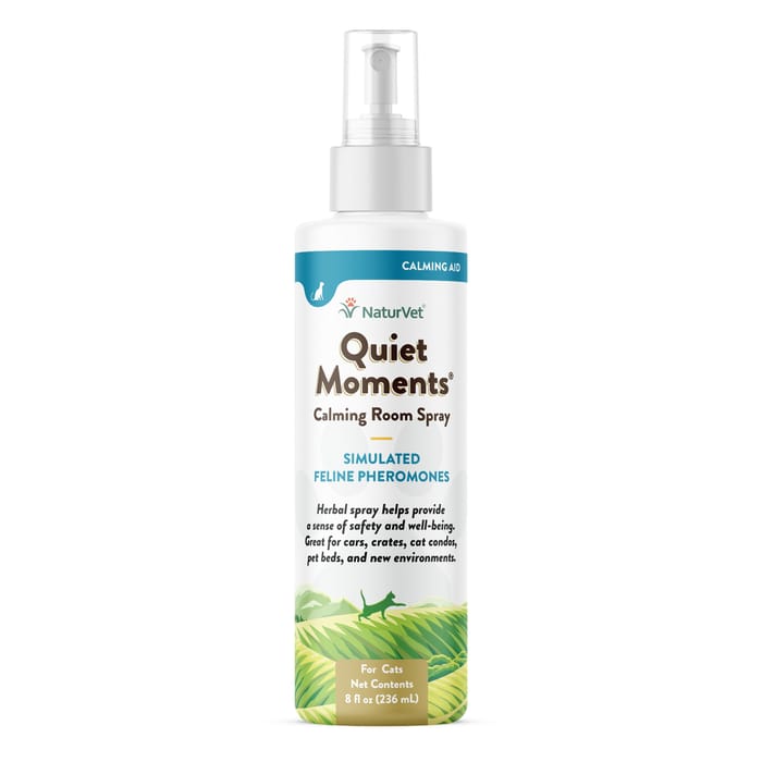 NaturVet Quiet Moments Herbal Calming Room Spray Feline 8 fluid oz product detail number 1.0