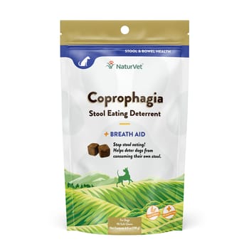 NaturVet Coprophagia Stool Eating Deterrent Plus Breath Aid Supplement for Dogs Soft Chews 90 ct-product-tile