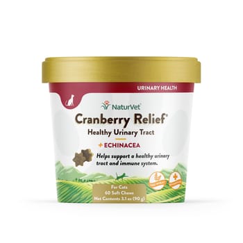 NaturVet Cranberry Relief Plus Echinacea Supplement for Cats Soft Chews, 60 ct-product-tile