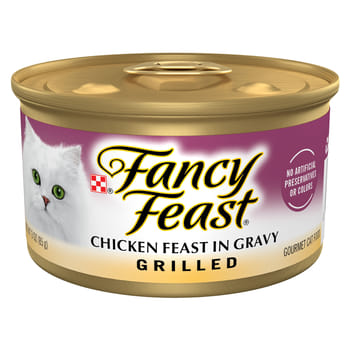 Fancy Feast Grilled Chicken Feast Wet Cat Food 3 oz. Cans - Case of 24-product-tile