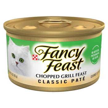 Fancy Feast Classic Pate Chopped Grill Feast Wet Cat Food 3 oz. Can - Case of 24-product-tile