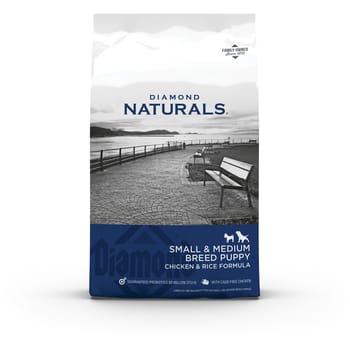 Diamond Naturals Small & Medium Breed Puppy Chicken & Rice Formula Dry Dog Food - 18 lb Bag-product-tile