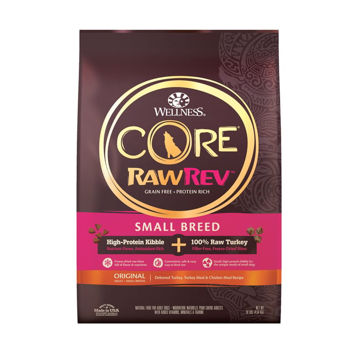 Wellness Core Raw Rev Small Breed Grain Free Turkey & Chicken for Dogs 10lb product detail number 1.0