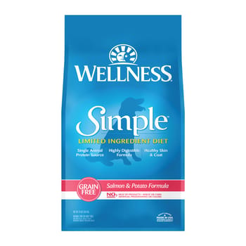 Wellness Simple Natural Grain Free Limited Ingredient Salmon & Potato Recipe Dry Dog Food - 24 lb Bag-product-tile