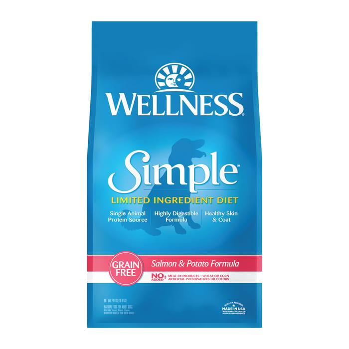 Wellness Simple Natural Grain Free Limited Ingredient Salmon & Potato Recipe Dry Dog Food - 24 lb Bag product detail number 1.0
