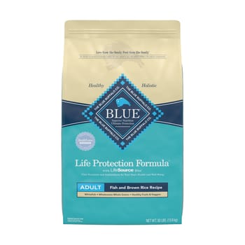 Blue Buffalo Life Protection Formula Adult Fish & Brown Rice Recipe Dry Dog Food 30 lb Bag-product-tile
