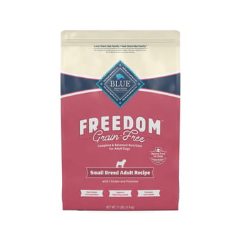 Blue Buffalo Freedom Small Breed Grain-Free Chicken Recipe Adult Dry Dog Food 11 lb Bag-product-tile