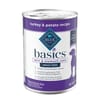 Blue Buffalo Basics Skin & Stomach Care Grain-Free Turkey and Potato Recipe Adult Wet Dog Food 12.5 oz. Cans - Case of 12