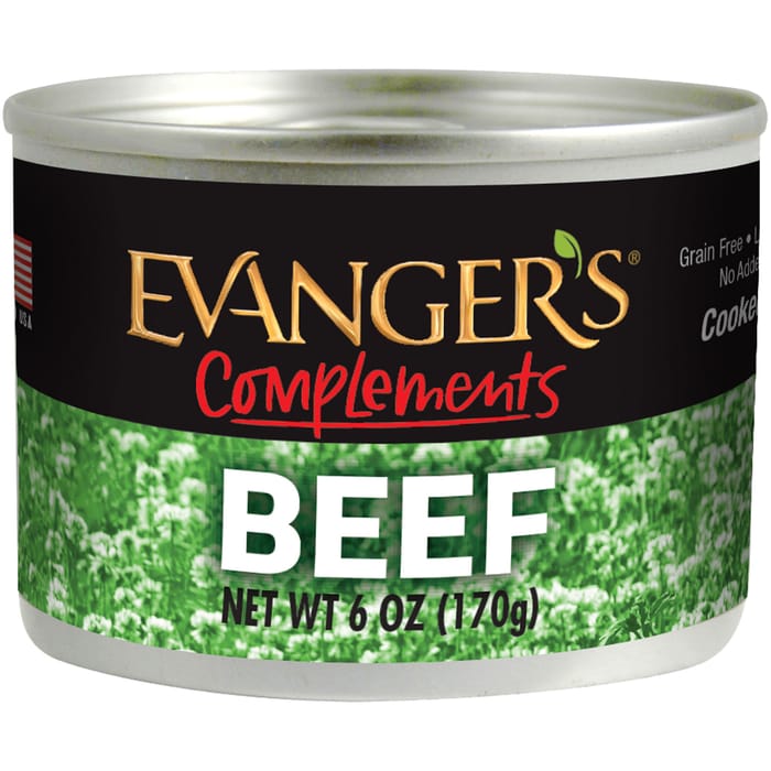 Evangers Grain Free Beef Canned Dog and Cat Food 6-oz, case of 24 product detail number 1.0