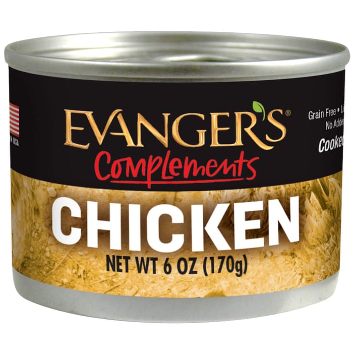 Evangers Grain Free Chicken Canned Dog and Cat Food 6-oz, case of 24 product detail number 1.0