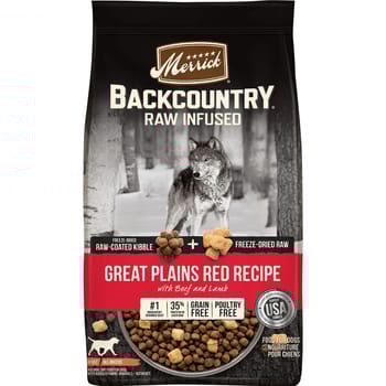 Merrick Backcountry Raw Infused Grain Free Great Plains Red Dry Dog Food 20-lb-product-tile