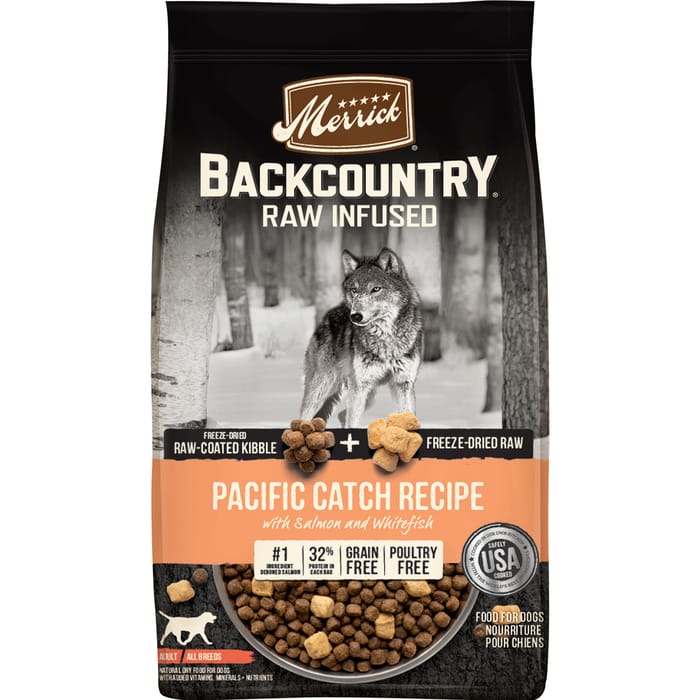 Merrick Backcountry Raw Infused Grain Free Pacific Catch Dry Dog Food 20-lb product detail number 1.0