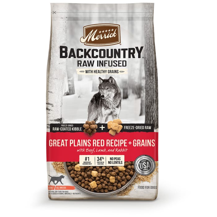 Merrick Backcountry Raw Infused with Healthy Grains Great Plains Red Dry Dog Food 20-lb product detail number 1.0