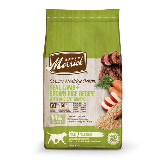 Merrick Classic Lamb & Brown Rice with Ancient Grains Dry Dog Food 4-lb product detail number 1.0