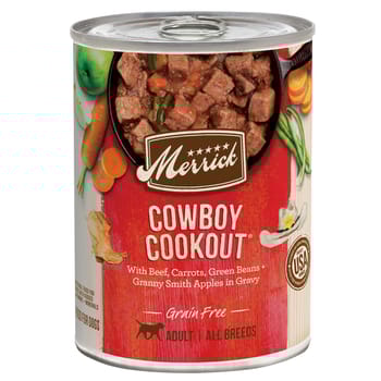 Merrick Grain Free Cowboy Cookout Canned Dog Food 12.7-oz, Case of 12-product-tile
