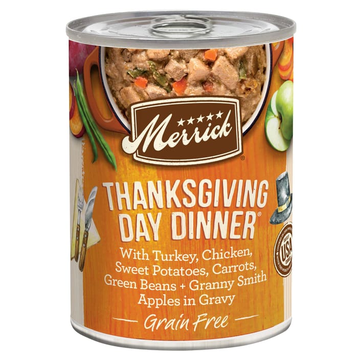 Merrick Grain Free Thanksgiving Day Dinner Canned Dog Food 12.7-oz, Case of 12 product detail number 1.0