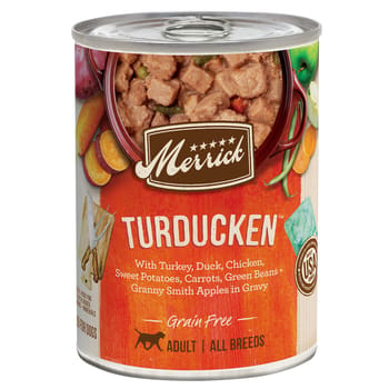 Merrick Grain Free Turducken Canned Dog Food 12.7-oz, Case of 12-product-tile