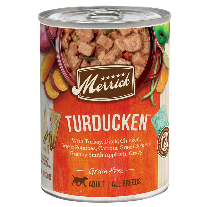 Merrick Grain Free Turducken Canned Dog Food 12.7-oz, Case of 12 product detail number 1.0