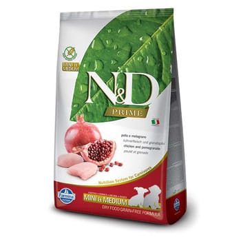 Farmina N&D Prime Puppy Mini & Medium Chicken & Pomegranate Dry Dog Food 15.4 lb Bag-product-tile
