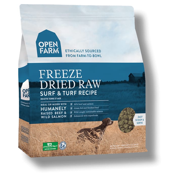 Open Farm Grain Free Surf & Turf Recipe Freeze Dried Raw Dog Food 13.5-oz product detail number 1.0