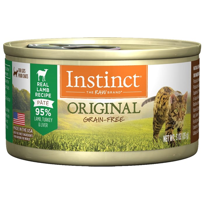 Instinct Original Grain-Free Lamb Formula Wet Cat Food  3 oz Cans - Case of 24 product detail number 1.0