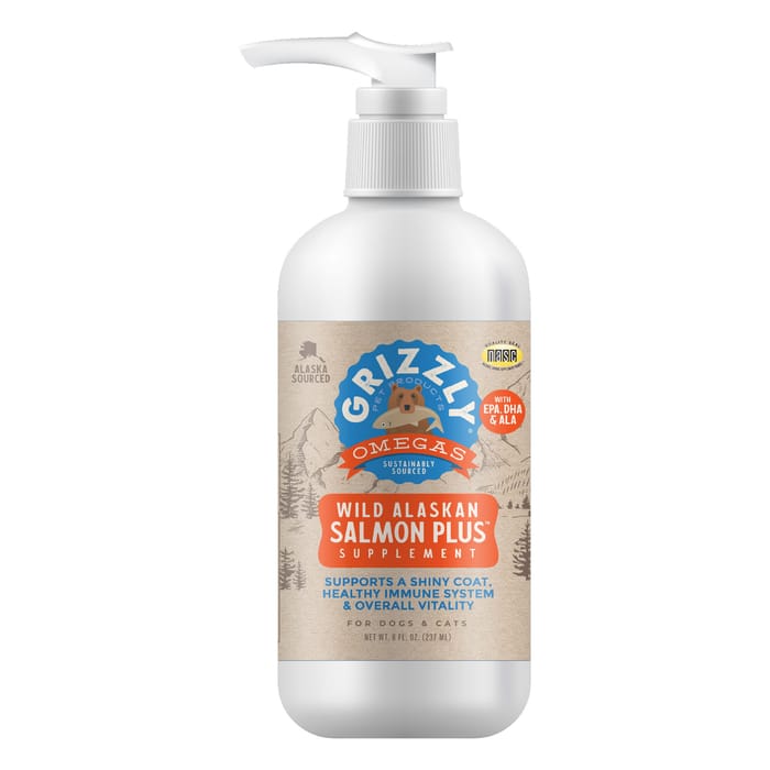 Grizzly Wild Alaskan Salmon Plus Supplement 8 Oz Bottle product detail number 1.0