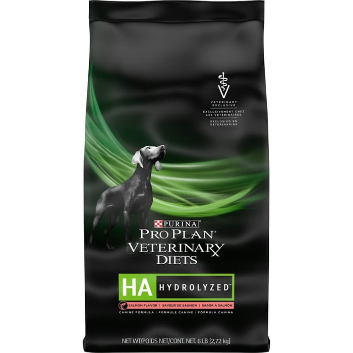 Purina Pro Plan Veterinary Diets HA Hydrolyzed Salmon Flavor Canine Formula Dry Dog Food - 6 lb. Bag product detail number 1.0