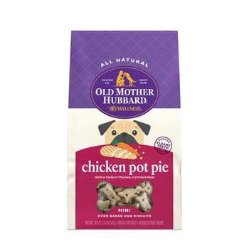 Old Mother Hubbard Classic Chicken Pot Pie Natural Oven-Baked Biscuits Dog Treats 20 oz Bag-product-tile