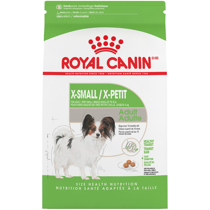 Royal Canin Size Health Nutrition X-Small Breed Adult Dry Dog Food - 2.5 lb Bag  product detail number 1.0